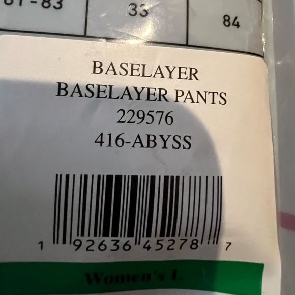 NIP Spyder Women's Baselayer Pants SIZE L - Picture 4 of 4